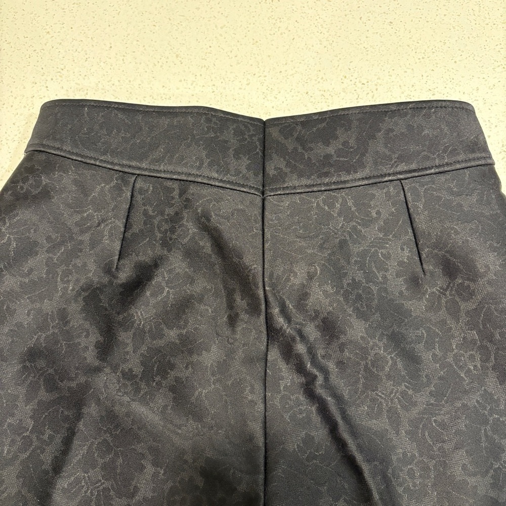 Bogner Wool Blend Black Jacquard Stirrup Ski Pant Size 14 - Picture 6 of 9